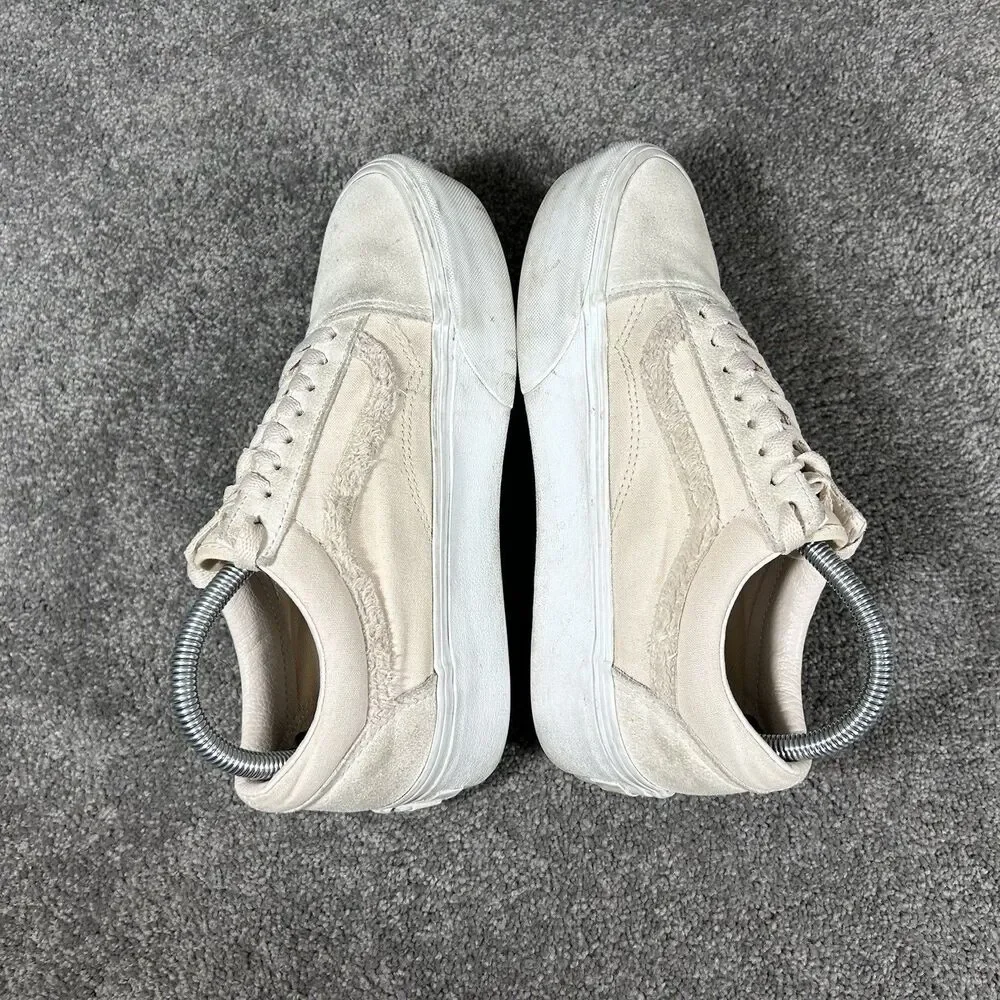 Vans Classic Slip-On Stackform Women’s Size 8 Marshmallow Cream Platform Shoes